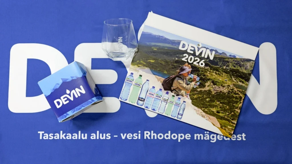 Devini reklaamkingitused: klaas, pakend ja 2026. aasta kalender